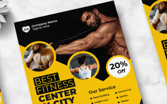 Best Gym Fitness Flyer Template