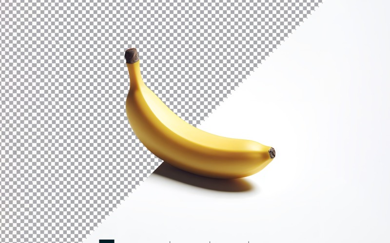 Banana Fresh fruit isolated on white background Vector Graphic