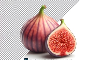 Fig Fresh fruit isolated on white background 3