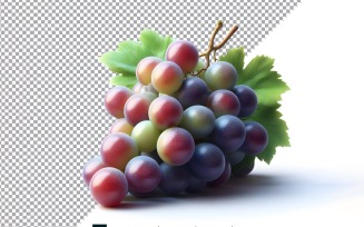 Grape Fresh fruit isolated on white background 7