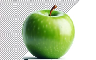 Green Apple Fresh fruit isolated on white background 1