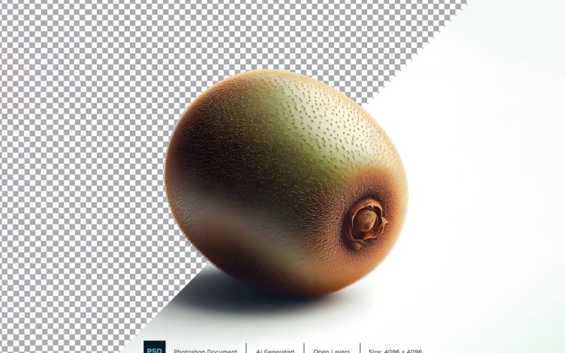 kiwi Fresh fruit isolated on white background 2 Vector Graphic