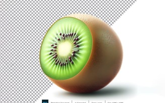 kiwi Fresh fruit isolated on white background 5