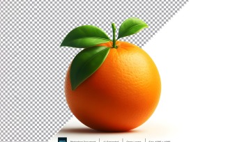 Orange Fresh fruit isolated on white background 2