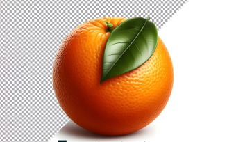 Orange Fresh fruit isolated on white background 7
