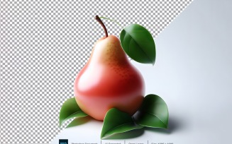 Pear Fresh fruit isolated on white background 3