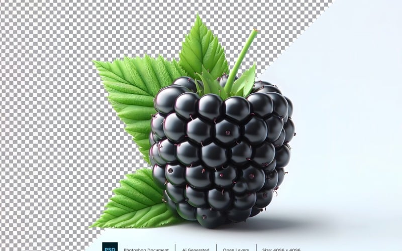 Raspberry Fresh fruit isolated on white background 3 Vector Graphic