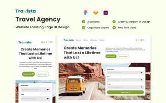 Travista - Travel Agency Landing Page