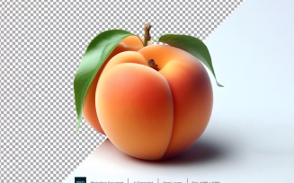 Apricot Fresh fruit isolated on white background 1