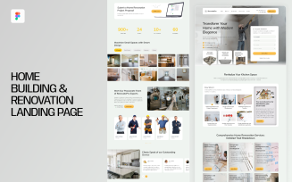 Home Building & Renovation Landing Page