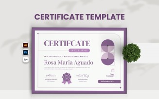 Aesthetic Certificate Template
