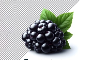 Elderberry Fresh fruit isolated on white background 1