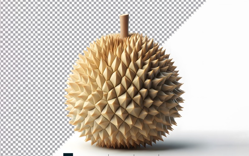 Fresh jackfruit isolated on white background 5 Vector Graphic