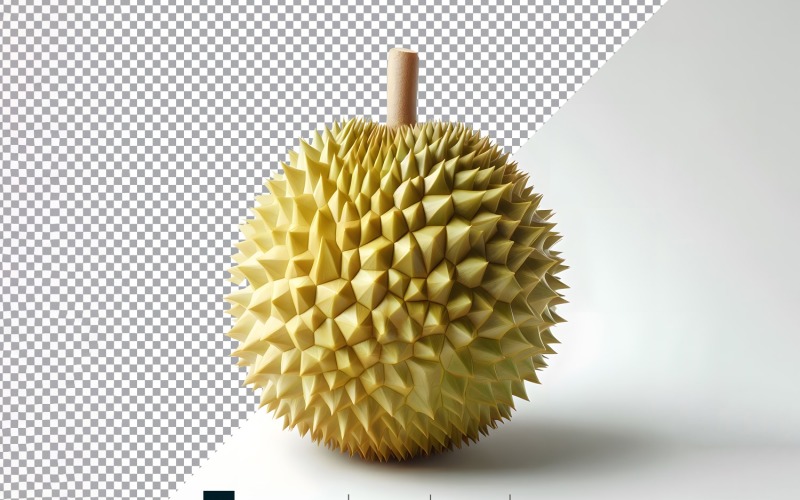 Fresh jackfruit isolated on white background 7 Vector Graphic