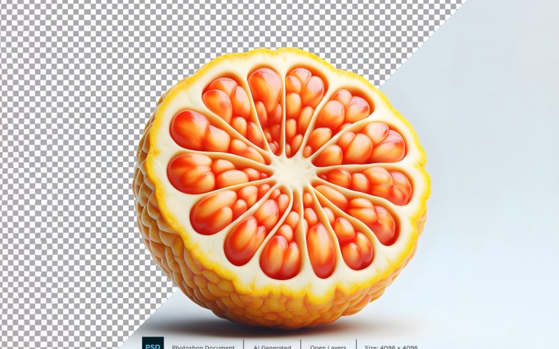 Fresh ugli fruit isolated on white background 5 Vector Graphic