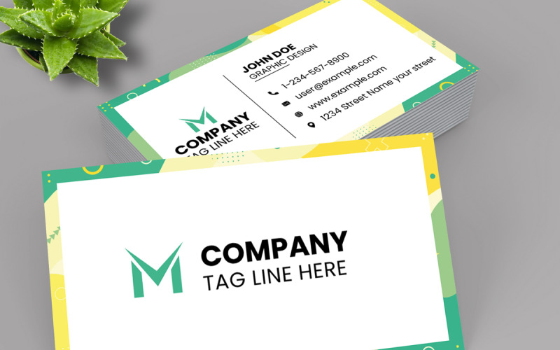 Impressive Business Card Template Corporate Identity