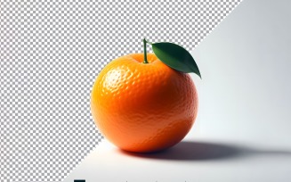 Tangerine Fresh fruit isolated on white background 2