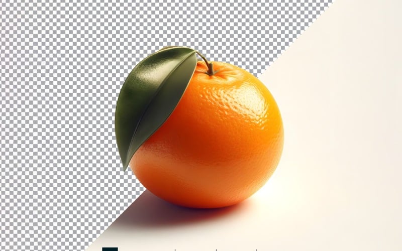 Tangerine Fresh fruit isolated on white background 4 Vector Graphic