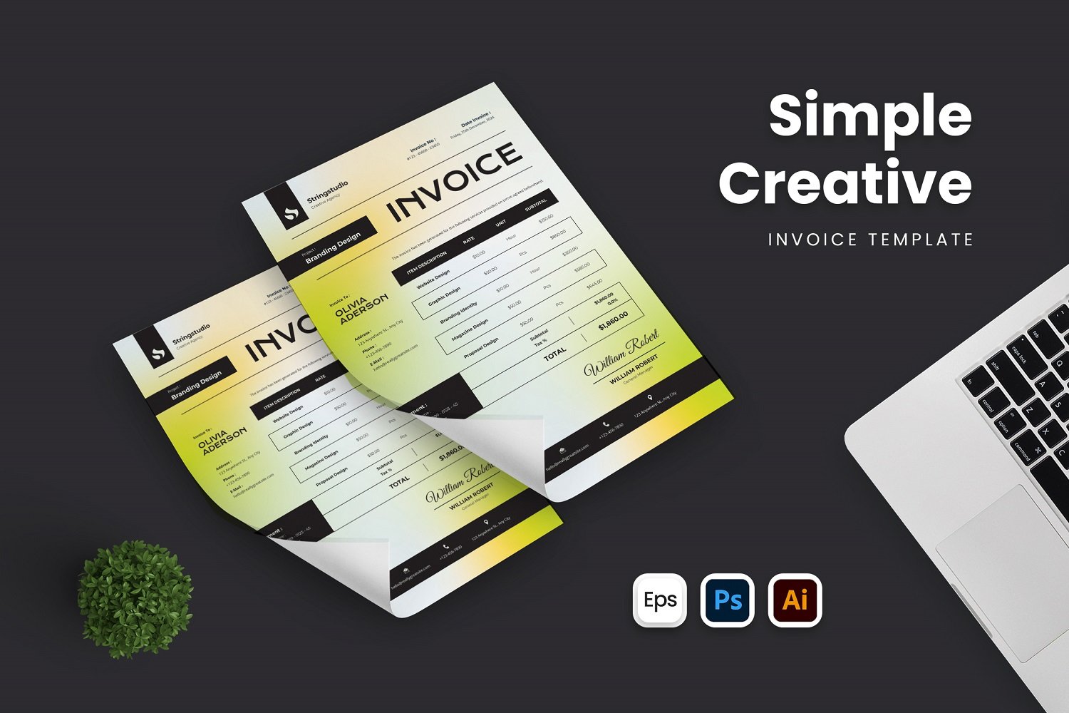 Kit Graphique #374235 Invoice Business Divers Modles Web - Logo template Preview
