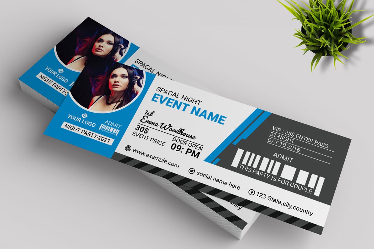 Template #374242 Ticket Carnival Webdesign Template - Logo template Preview
