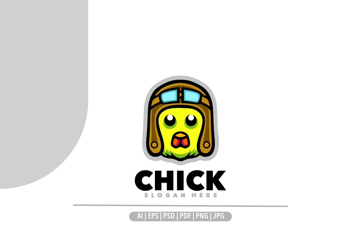 Template #374264 Chicken Pilot Webdesign Template - Logo template Preview