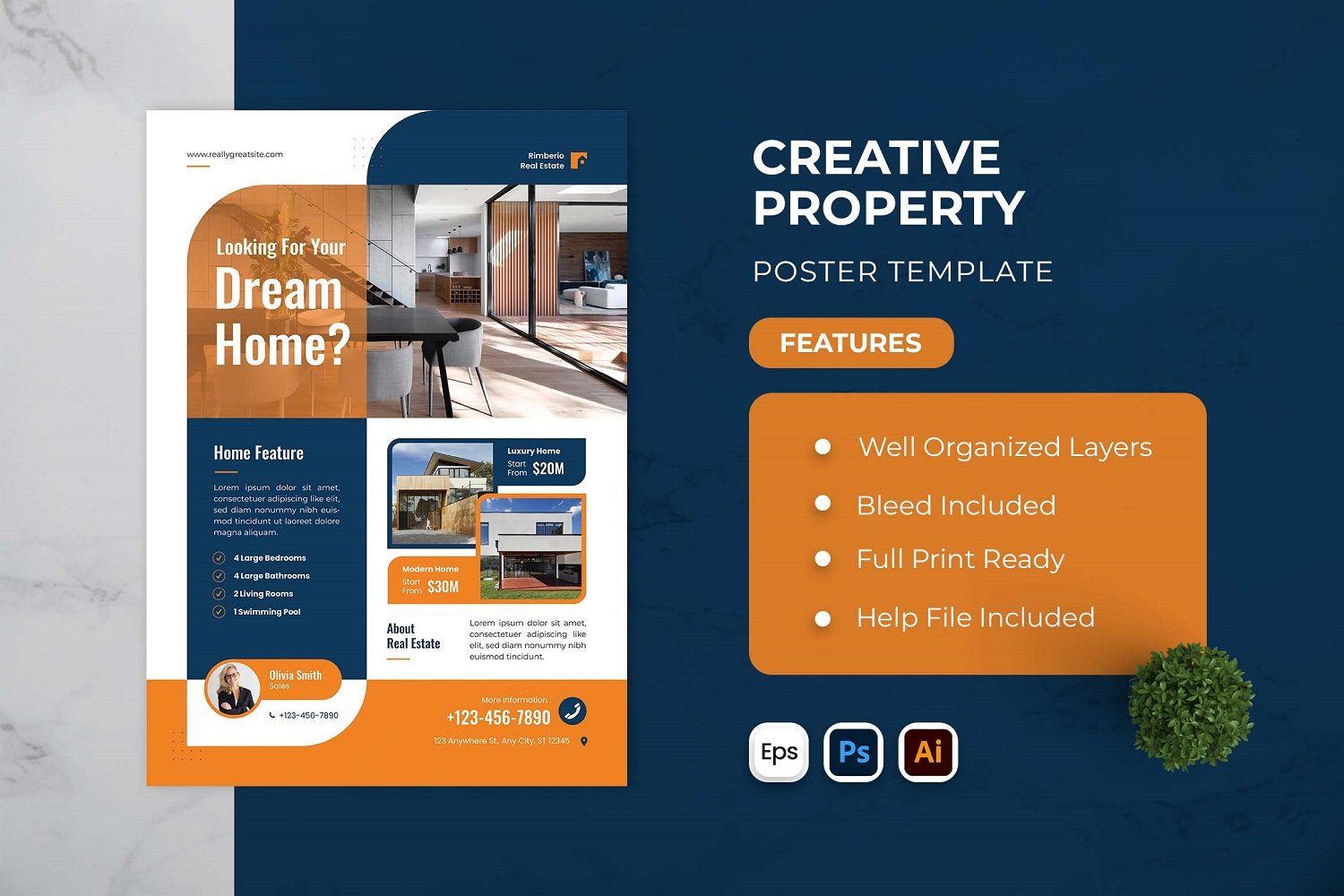 Template #374269 Poster Flyer Webdesign Template - Logo template Preview
