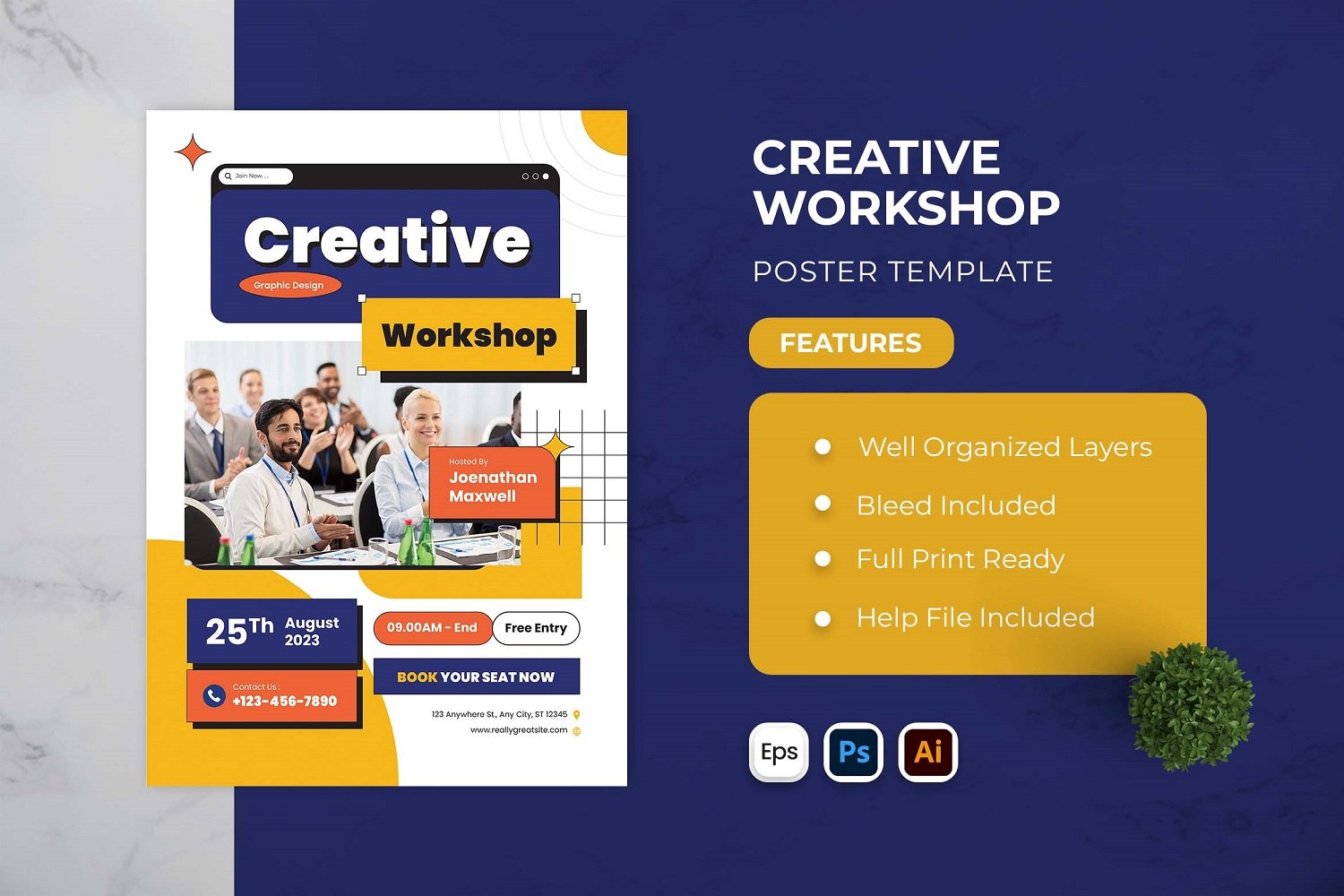 Template #374270 Poster Flyer Webdesign Template - Logo template Preview