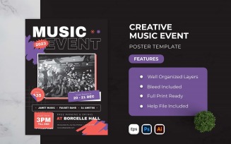 Creative Music Event Poster