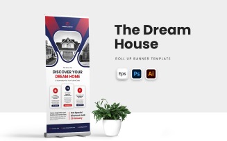 Dream House Roll Up Banner