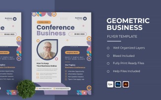 Geometric Business Flyer Template