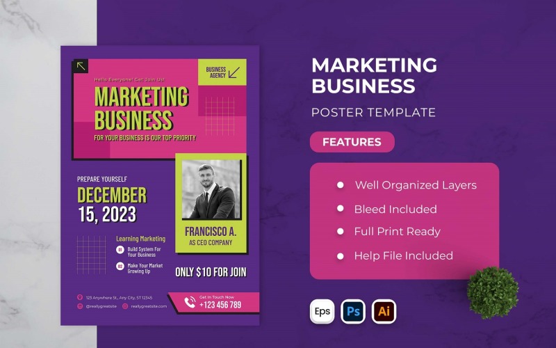 Marketing Business Poster Corporate Identity
