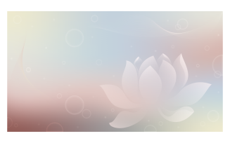 Pastel Background Image 14400x8100px With Lotus And Bubbles