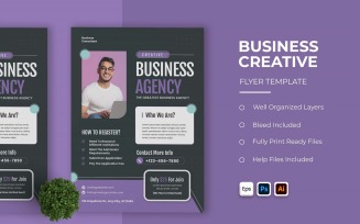 Purple Business Creative Flyer