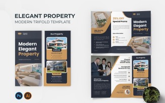Elegant Property Trifold Brochure