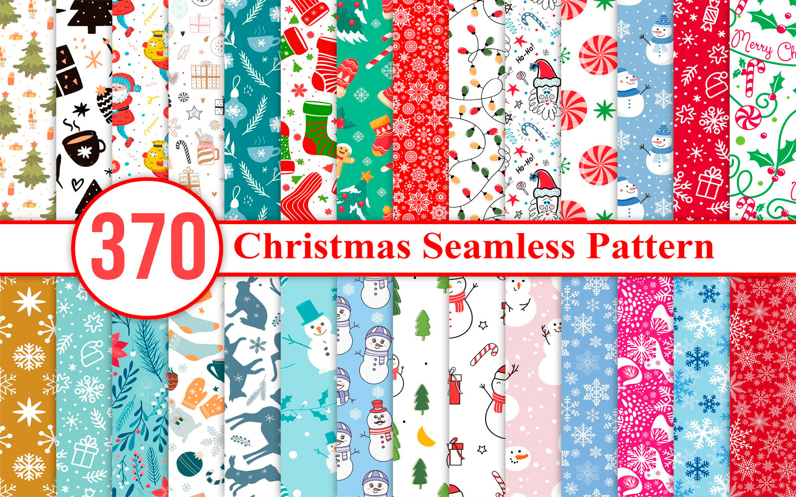 Template #374466 Pattern Christmas Webdesign Template - Logo template Preview