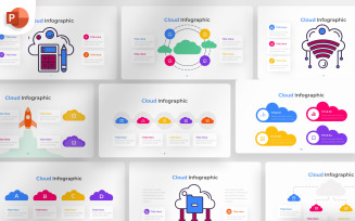 Cloud PowerPoint Infographic Template