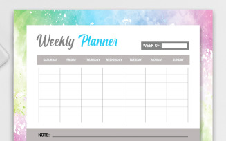 Daily & Weekly Planners Template