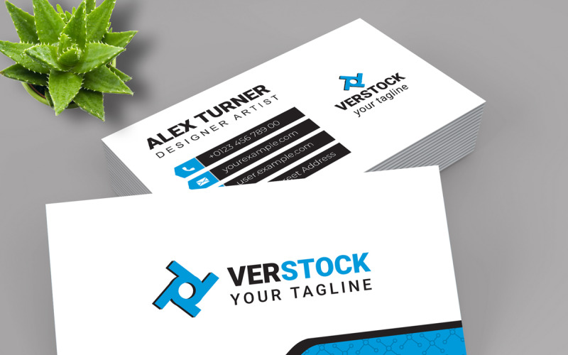 New Business Card Template Corporate Identity