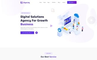 Digecoly – Digital Marketing & Modern Business Agency HTML5 Template