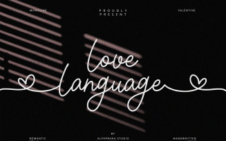 Love Language - Handwritten Font