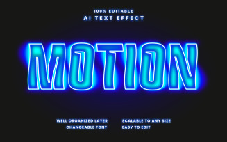 Motion Editable Text Effect