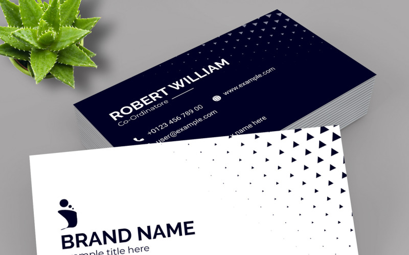 Robert William Business Card Design Corporate Identity