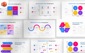 Stakeholder Map PowerPoint Infographic Template