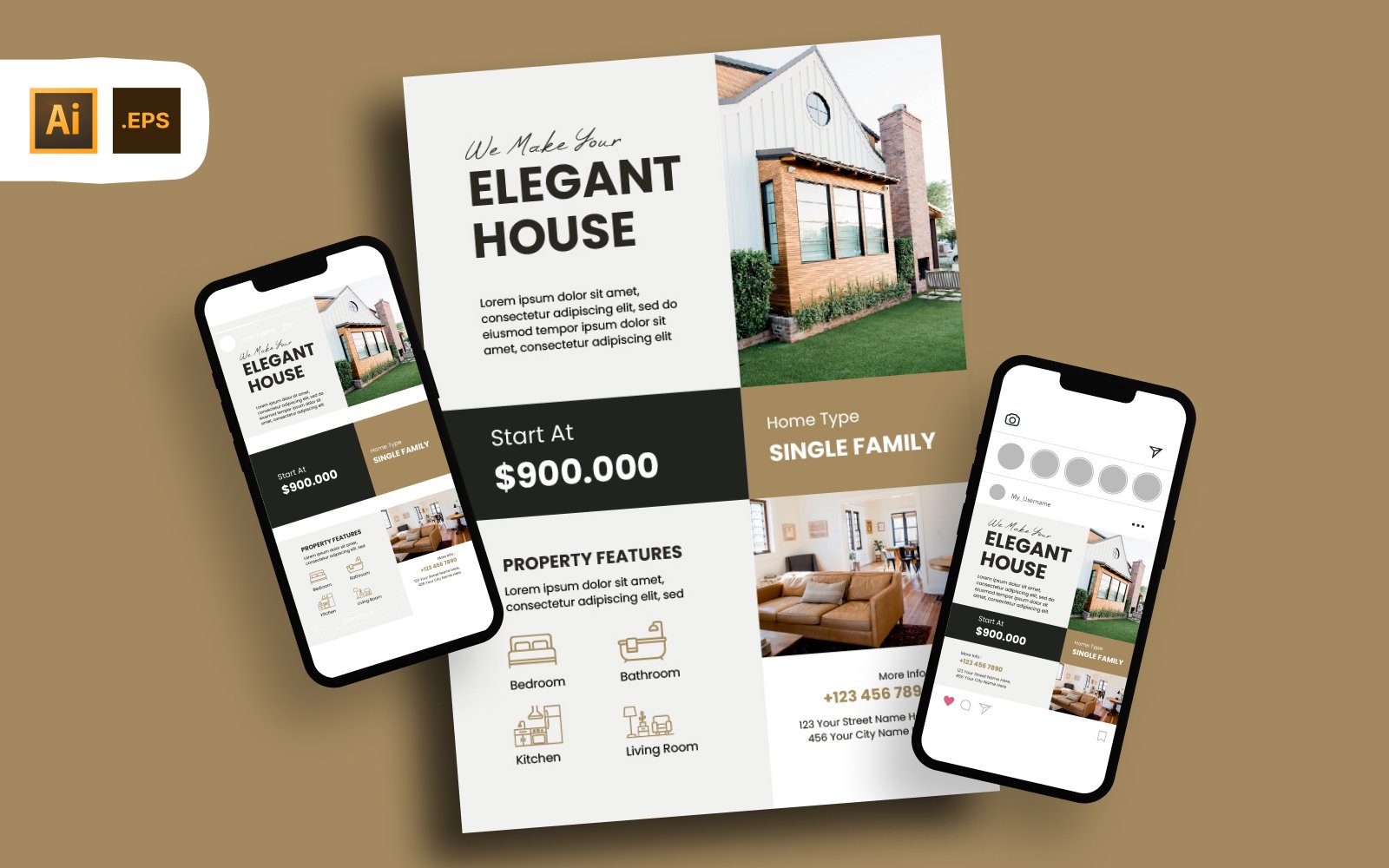 Template #374683 Real Estate Webdesign Template - Logo template Preview
