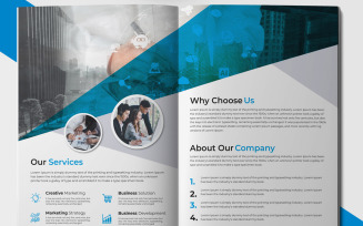 Corporate Bifold Brochure Templates