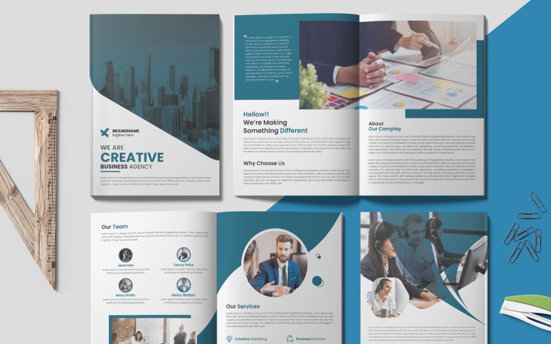 Creative Business Brochure Design Template Corporate Identity