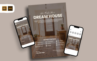 Dream House Advertisement Flyer Template