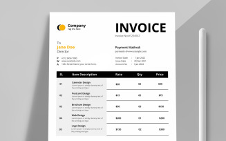 Invoice Template InDesign