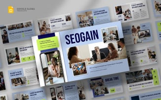 Seogain - SEO & Digital Marketing Google Slides Template