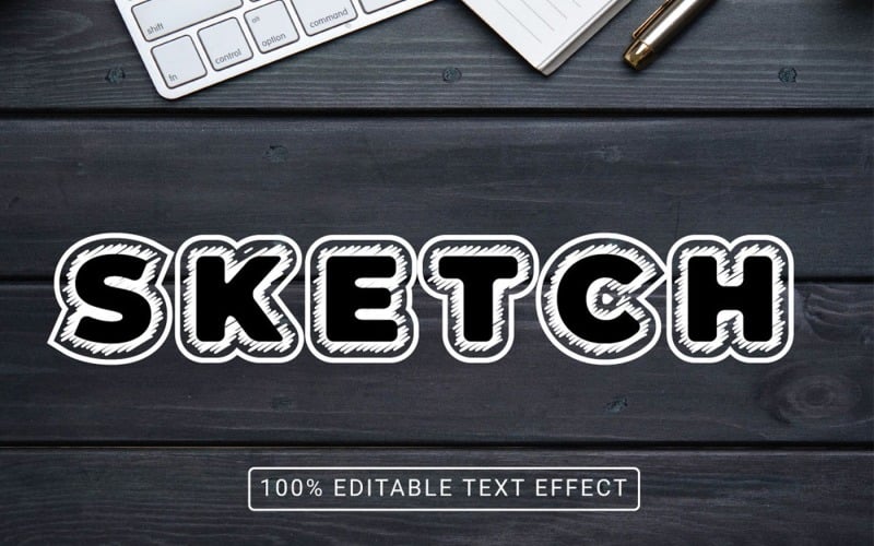 Sketch Text Style Design template Corporate Identity